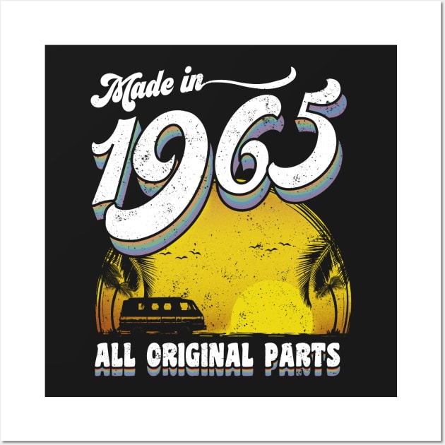 Made in 1965 All Original Parts 53d Birthday Gift Wall Art by KsuAnn